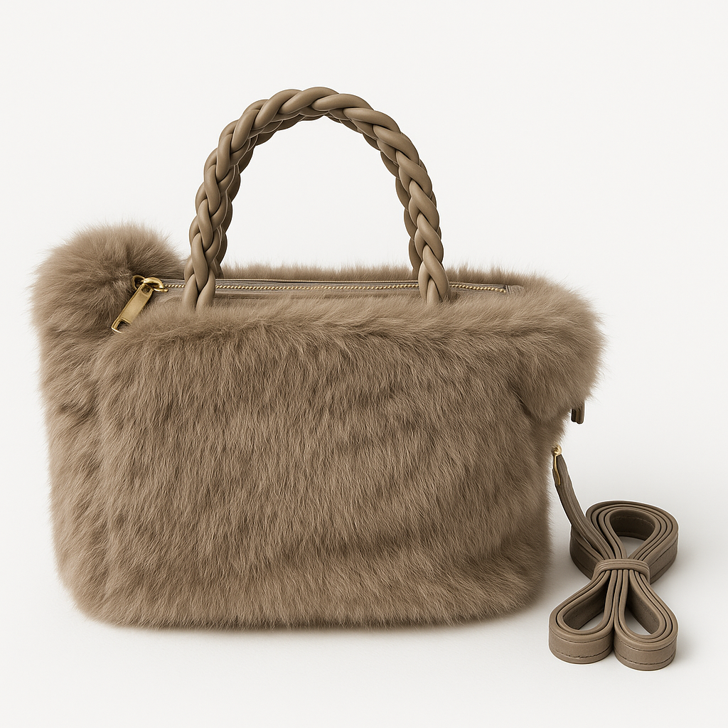 ✨Exclusive DIVA FLUFFY Bag Taupe✨