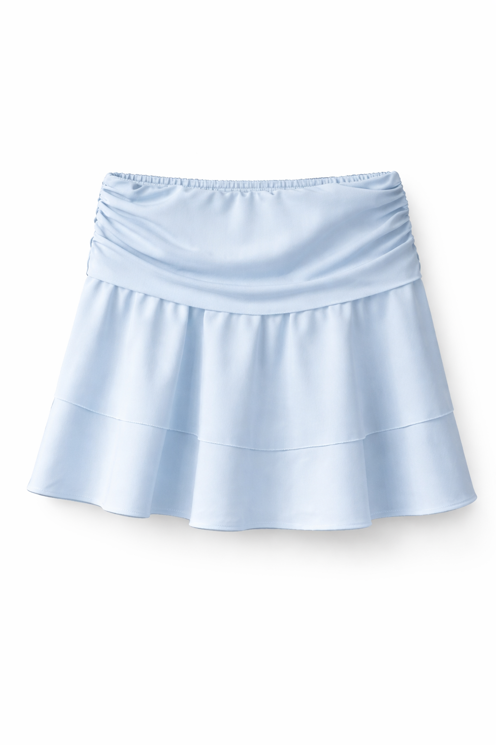 🩵Second Skin Ruffle Skort