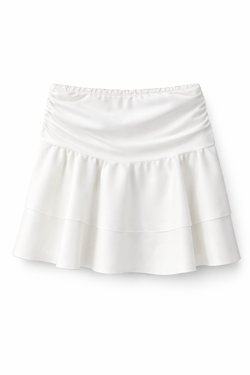 🤍Second Skin Ruffle Skort