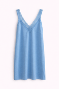 Blauw lace top