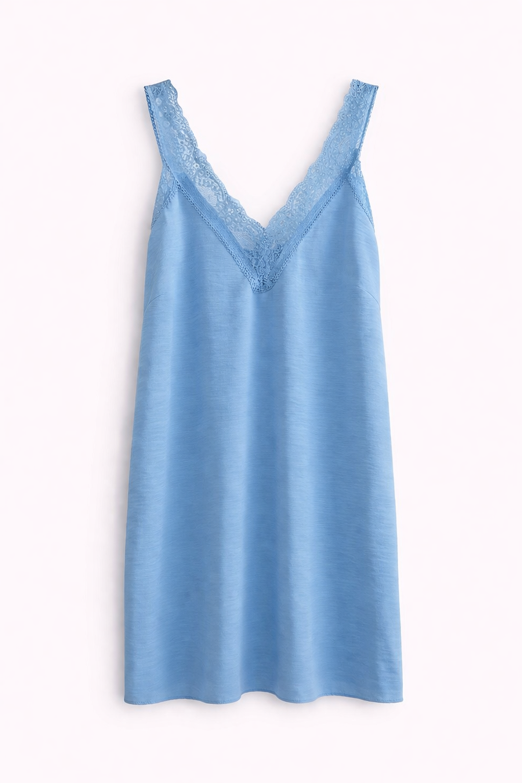 Blauw lace top