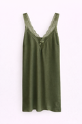 Olive Lace Top