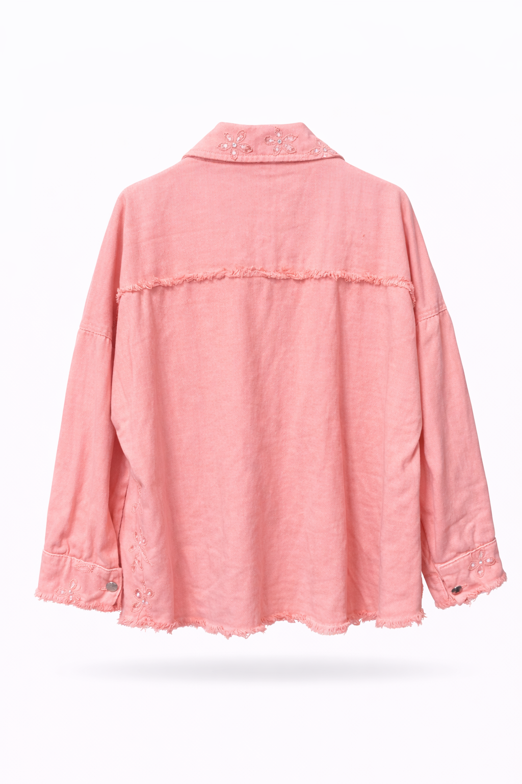 Rose Flower Denim Jacket