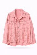 Rose Flower Denim Jacket