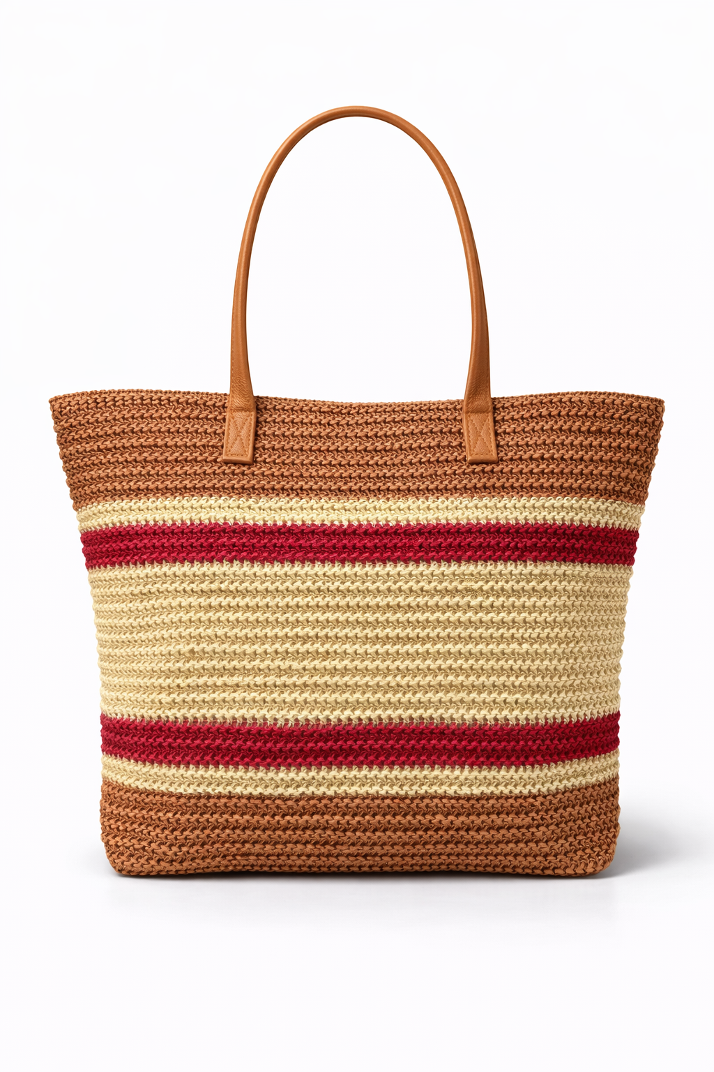 Riviera Stripe Bag Rouge Red