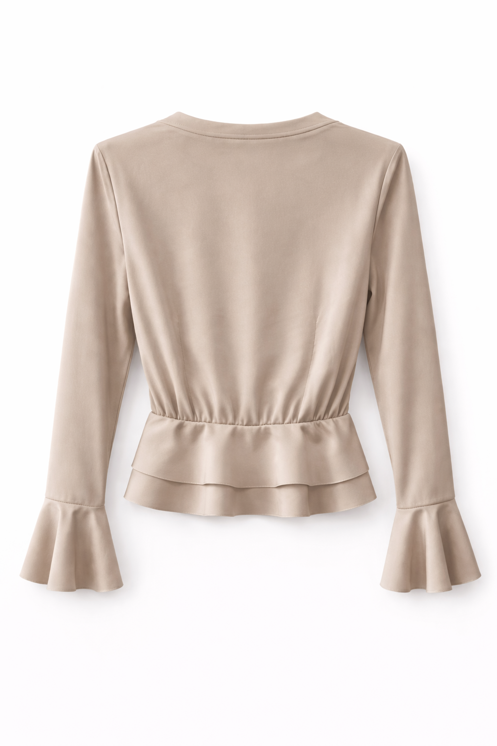 🤎Femme Romance Top – Taupe Nude