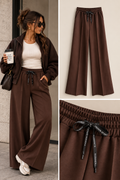 Rosy comfy bies broek jogging stof bruin