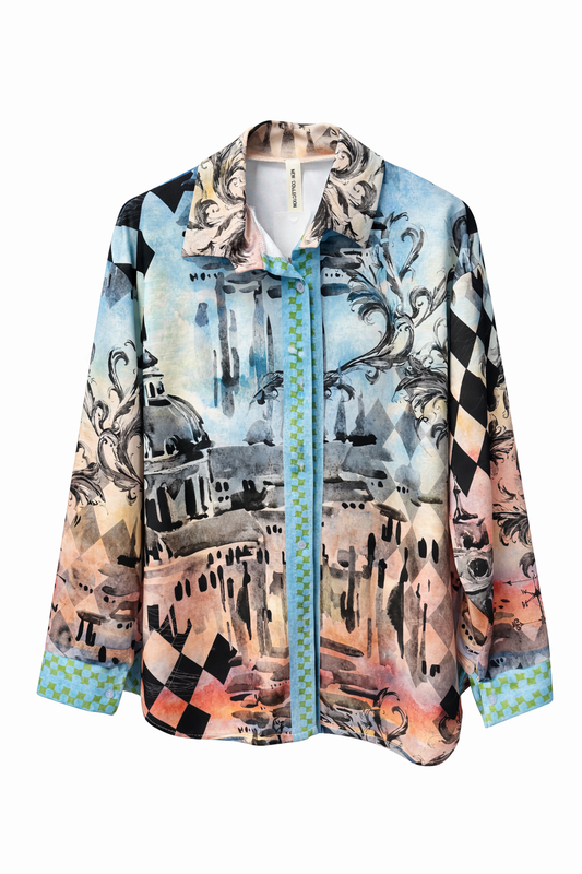 Zomer blouse village