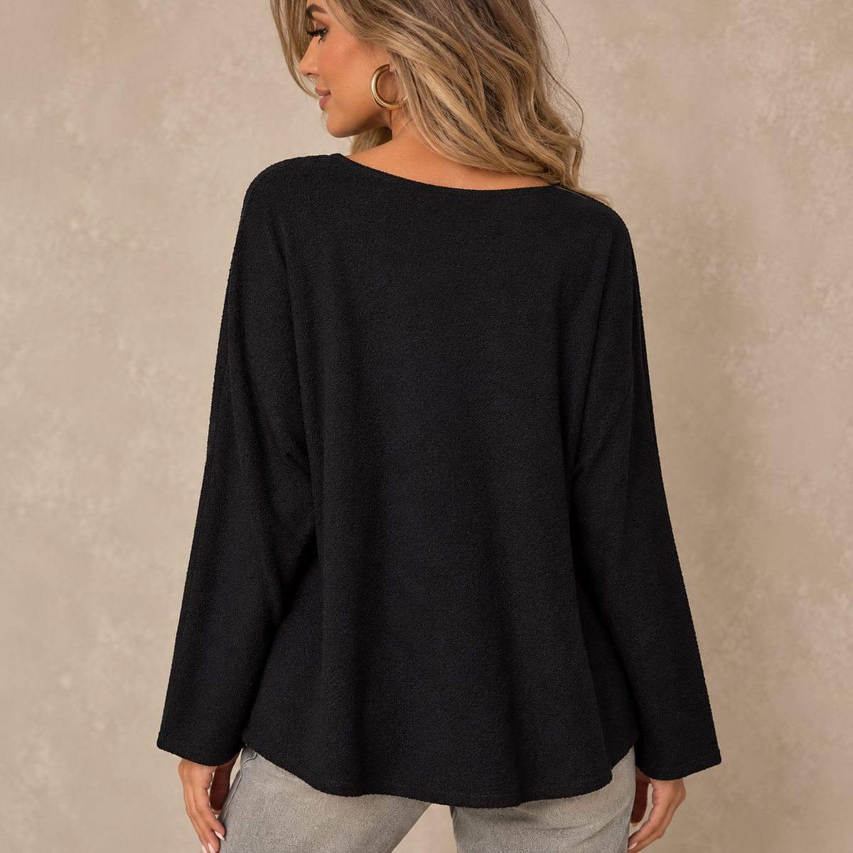 Jolie basic top zwart