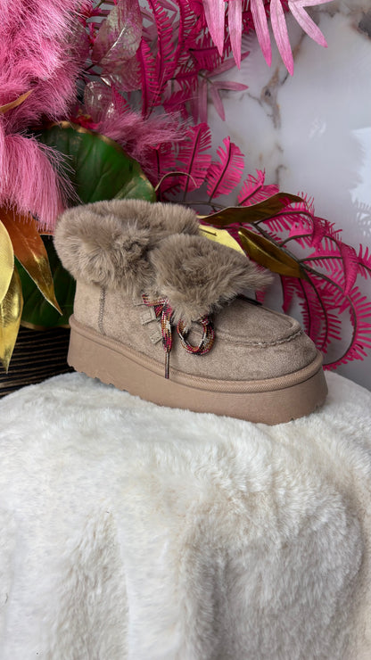 Taupe boots