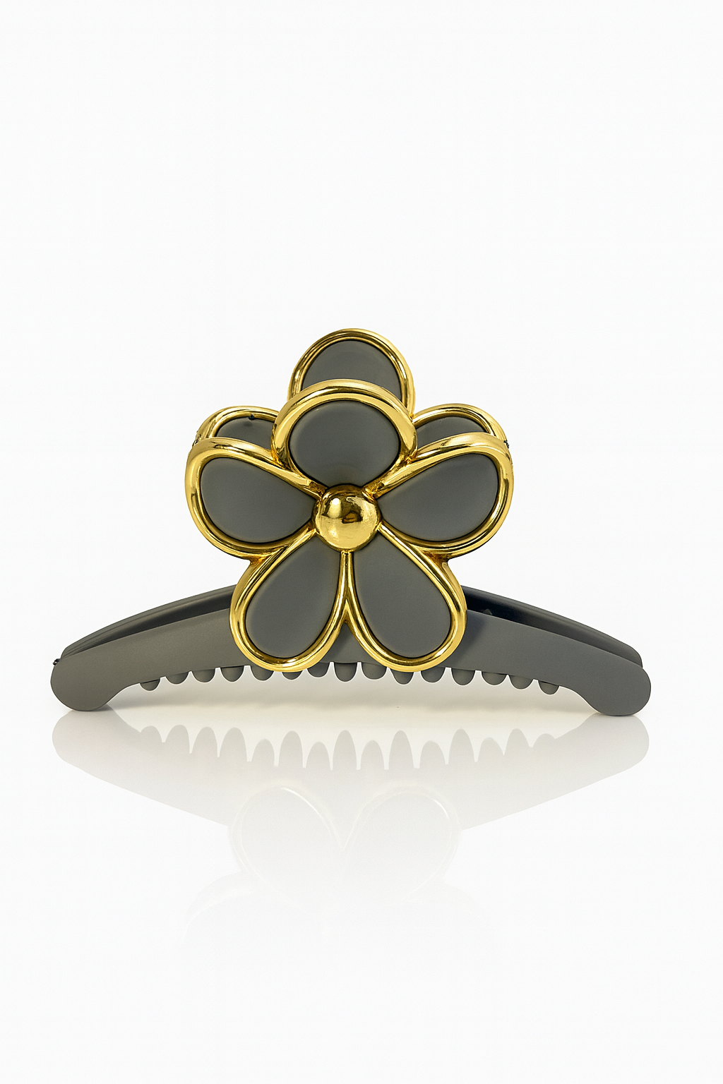 ✨ Flower Long Klem Grijs ✨