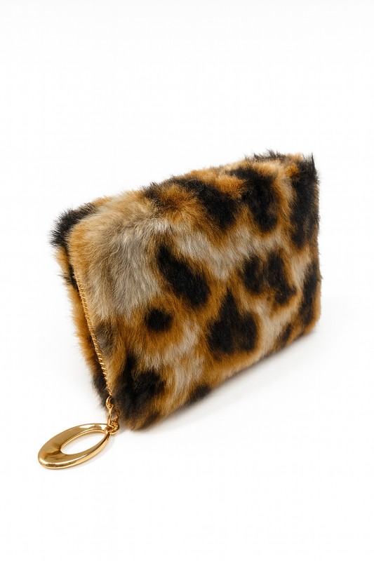 ✨ Inspired By – Light Leopard Fluffy Wallet ✨