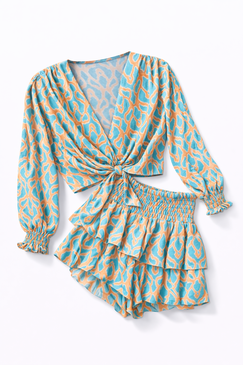 Palm Breeze Set Minty Peach