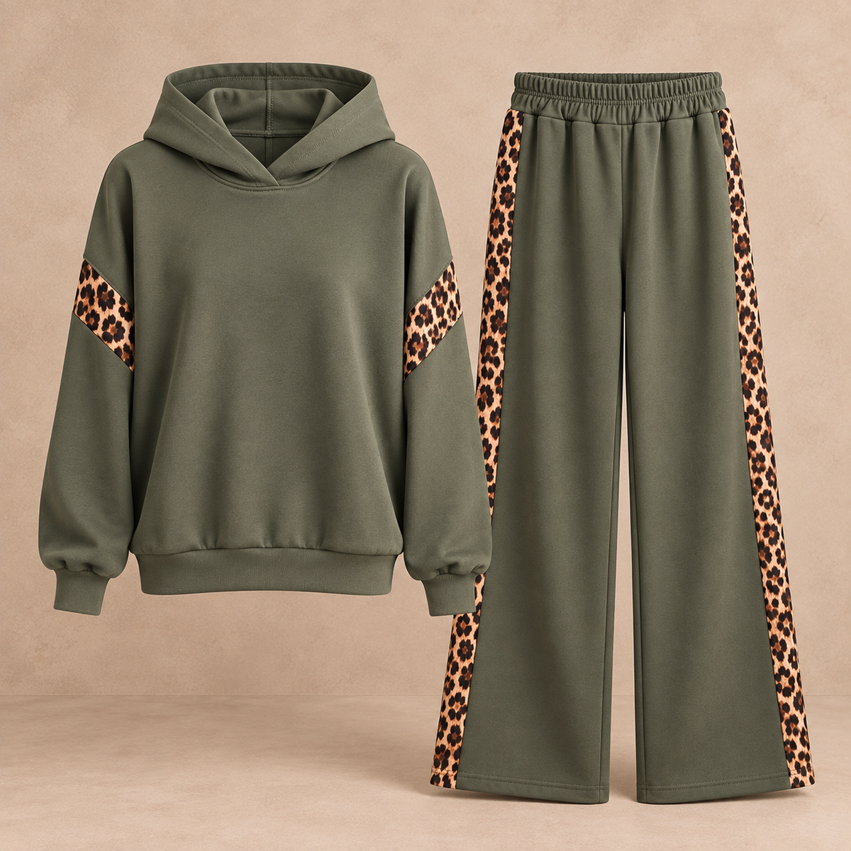 Sammy cheetah jogging set groen