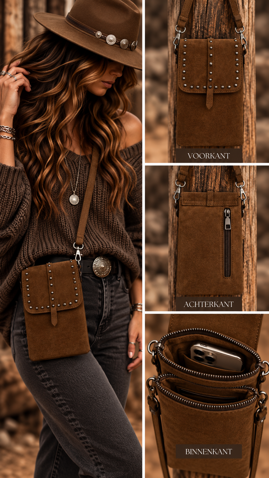 Romy suèdine telefoontas camel