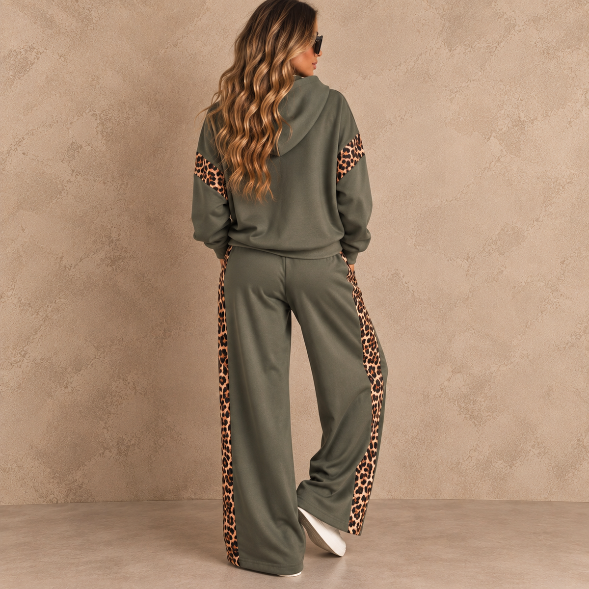 Sammy cheetah jogging set groen