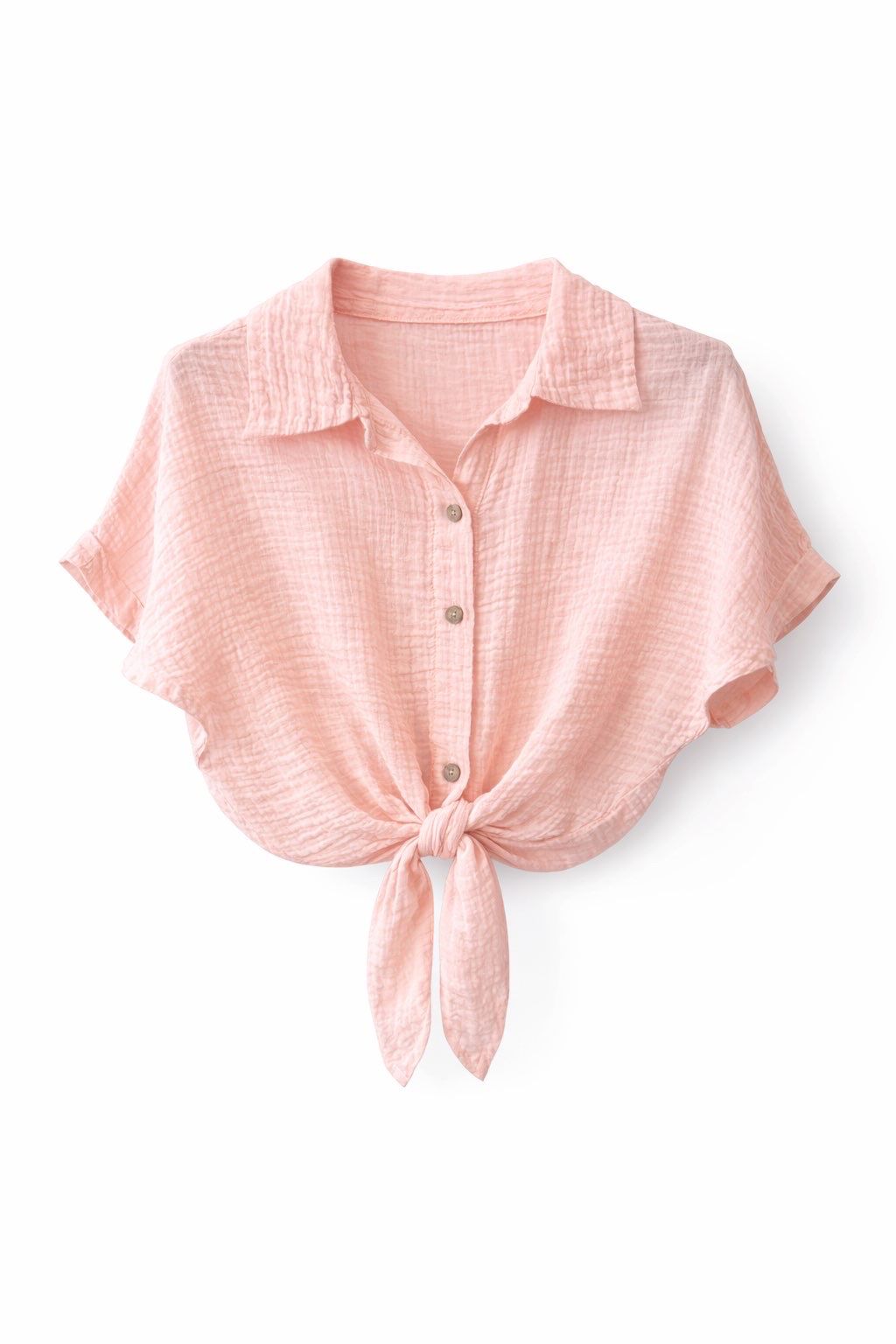 roze strik top