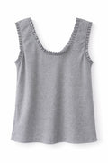 grijs Top met Ruffle