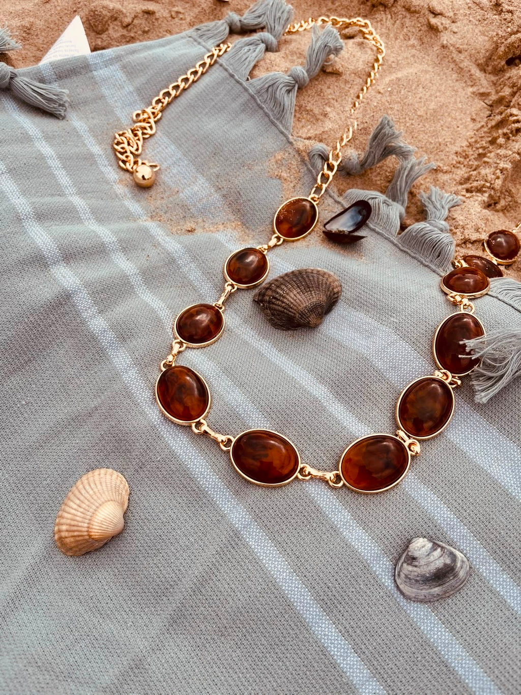 Golden Amber Waist Belt