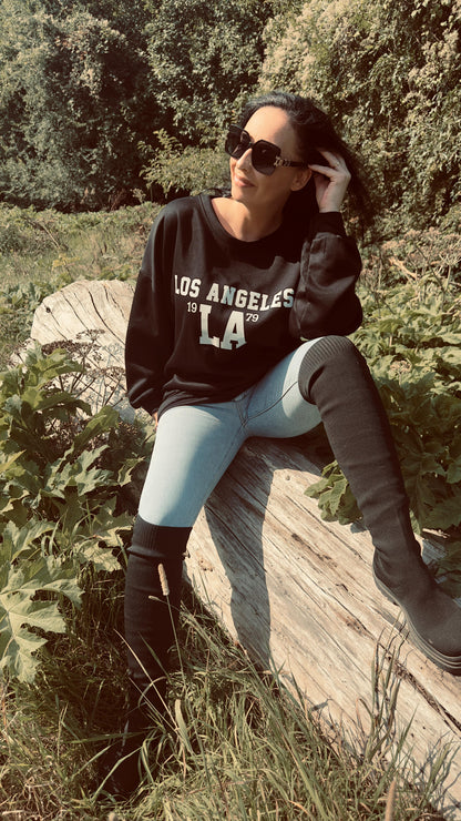 LA Sweater | Zwart
