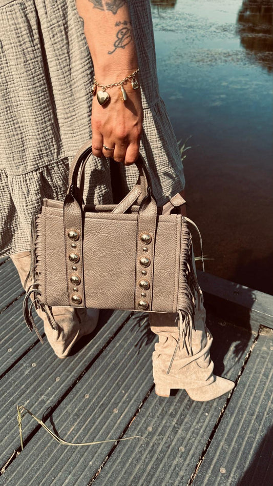 Fringe Bag | Taupe