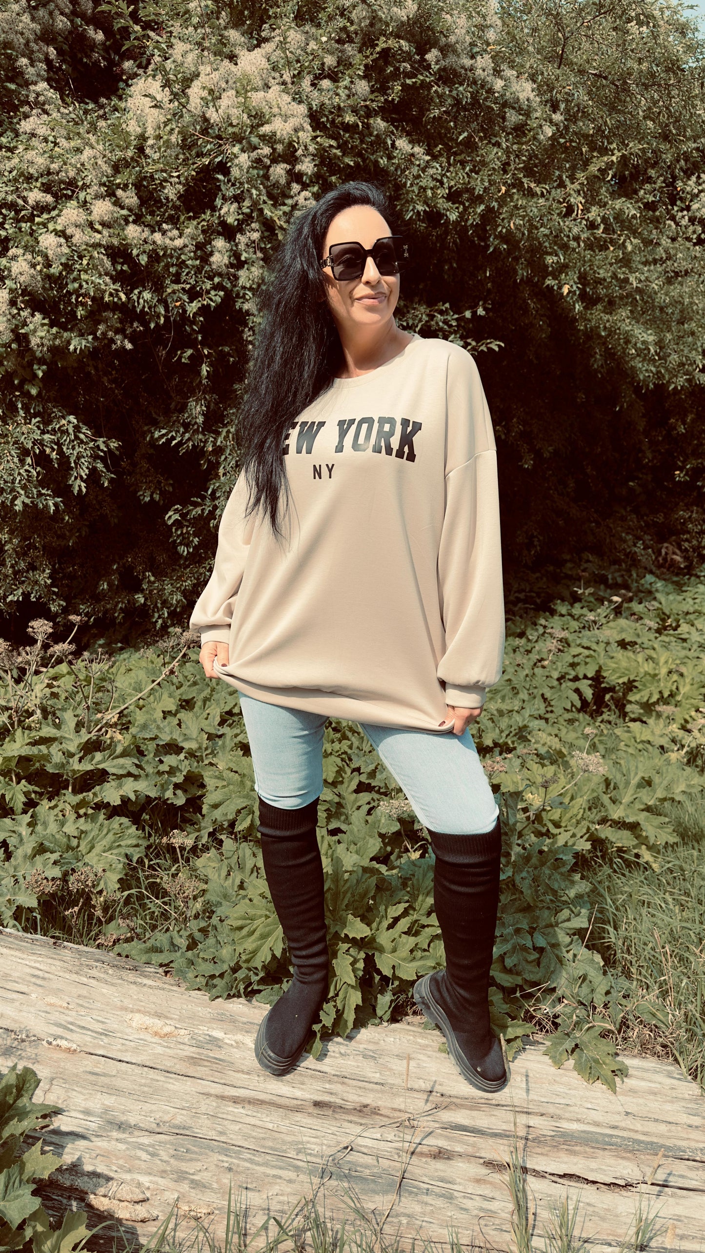 NY Sweater | Creme