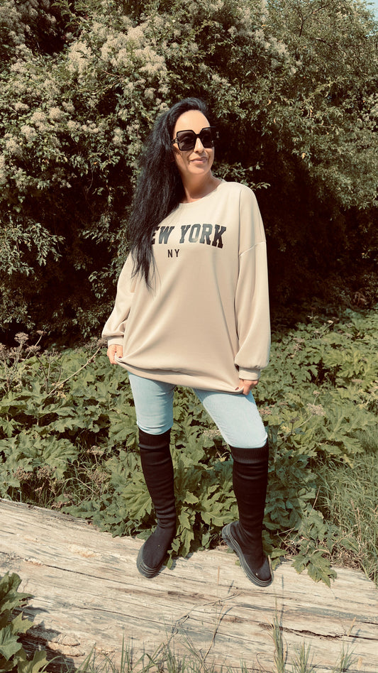 NY Sweater | Creme