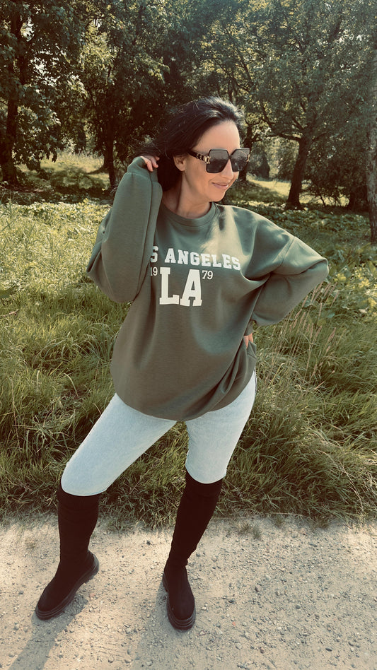LA Sweater | Groen