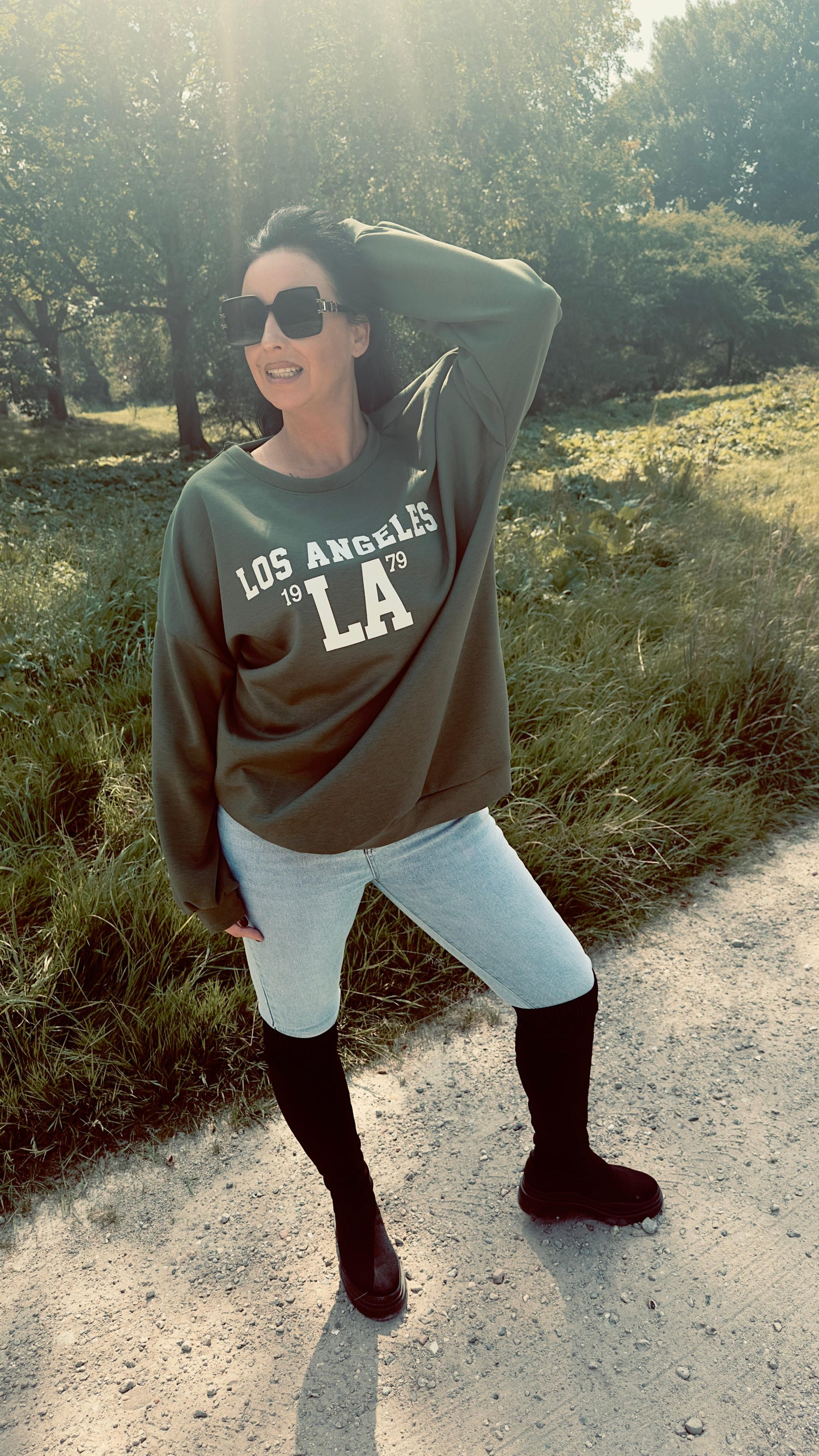 LA Sweater | Groen
