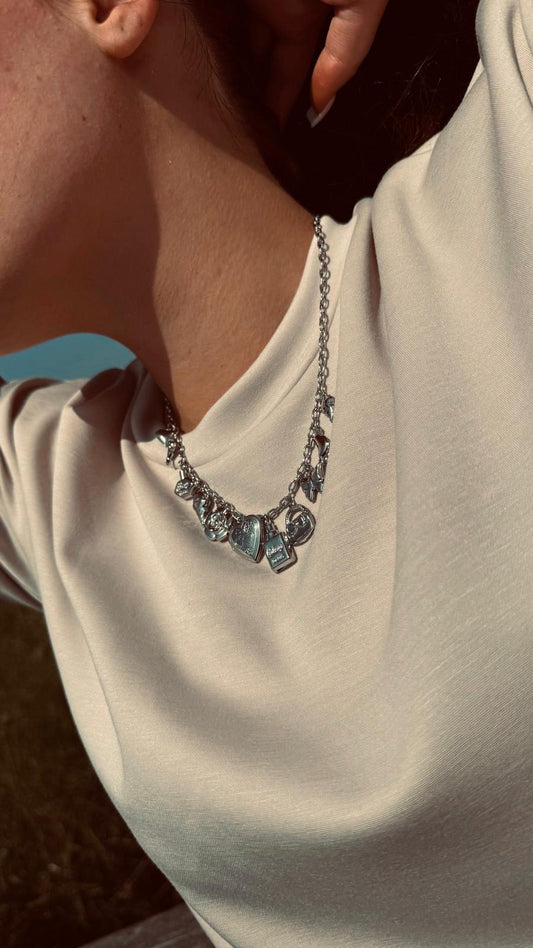 Bedel Ketting | Zilver | Parfum