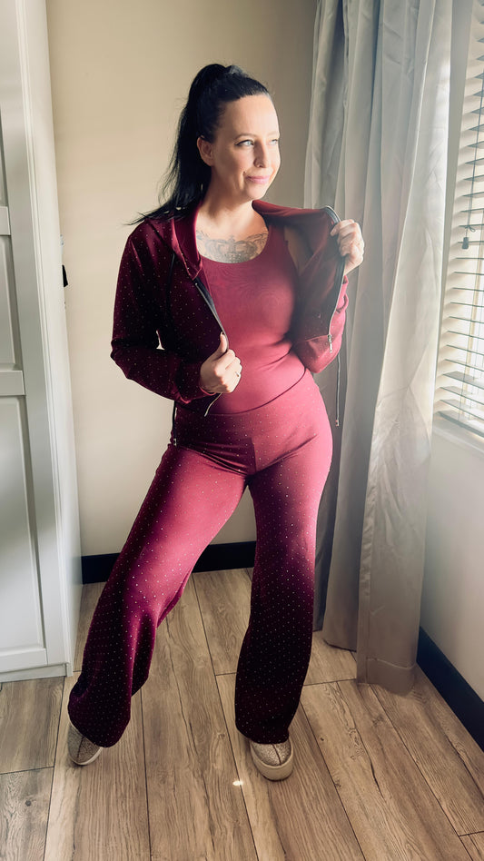 Tank Top | Bordeaux Rood
