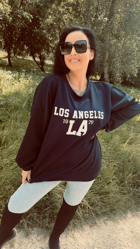 LA Sweater | Donker Blauw