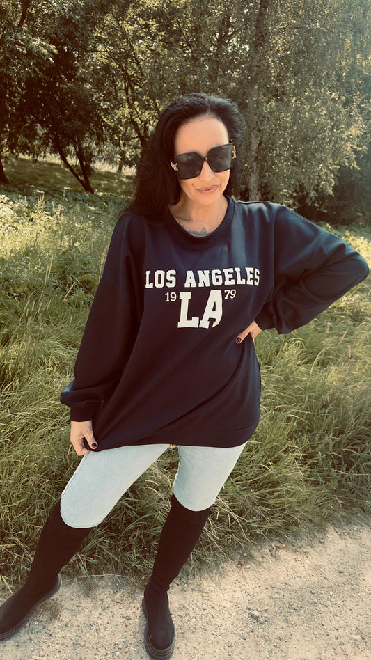 LA Sweater | Donker Blauw