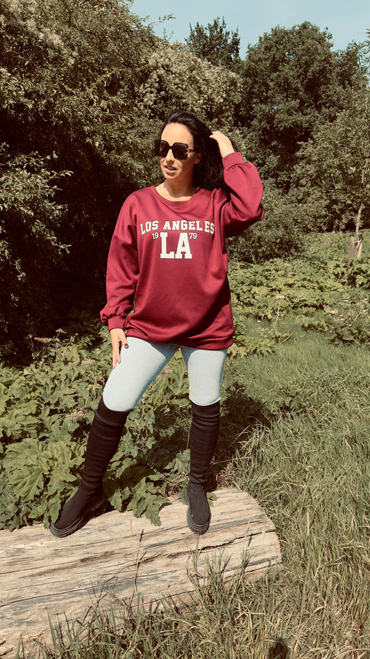 LA Sweater | Rood