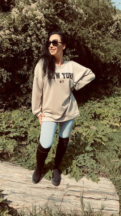 NY Sweater | Creme