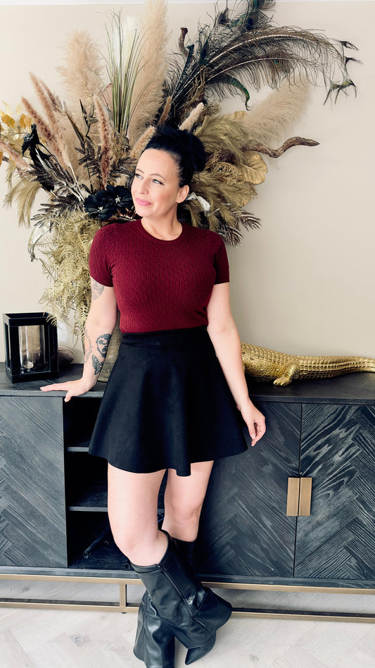 Kabel Top | Bordeaux Rood