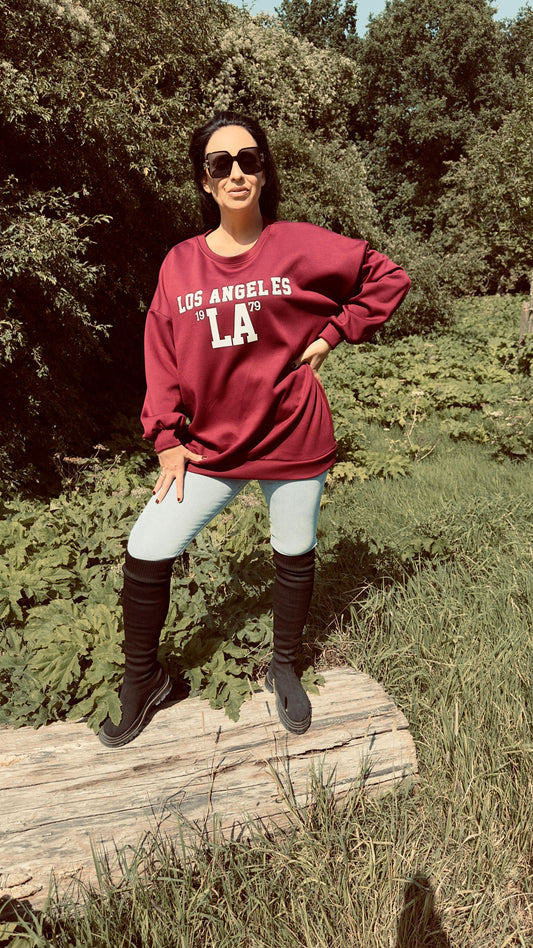 LA Sweater | Rood
