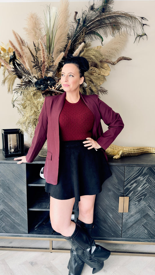 Blazer | Bordeaux Rood
